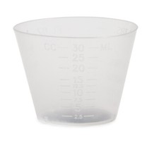 Medicine Cup McKesson 1 oz. Translucent Plastic Disposable Box of 100 6 PACK
