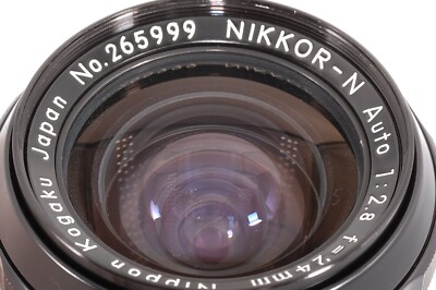 Nikon Auto Nikkor-N 24mm f2.8 Ai Converted W/Hood [Near Mint