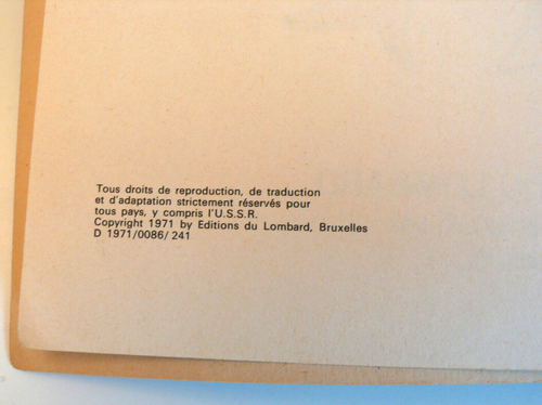 LES 3 A "ABORDAGE À BONIFACIO " MITTEÏ JOURNAL TINTIN EO 1971 BON ÉTAT - Picture 3 of 8