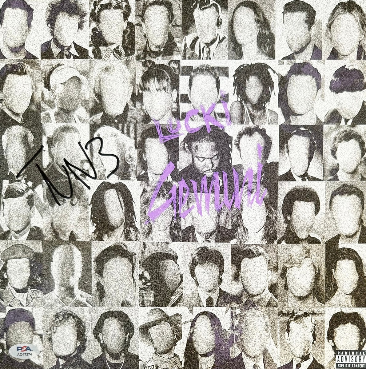 Lucki Signed Autographed 12x12 Photo “GEMINI” PSA/DNA