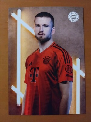Eric Dier, AK mit rückseitigem Faksimile-Autogr. 2024/25,Bayern München,#15 