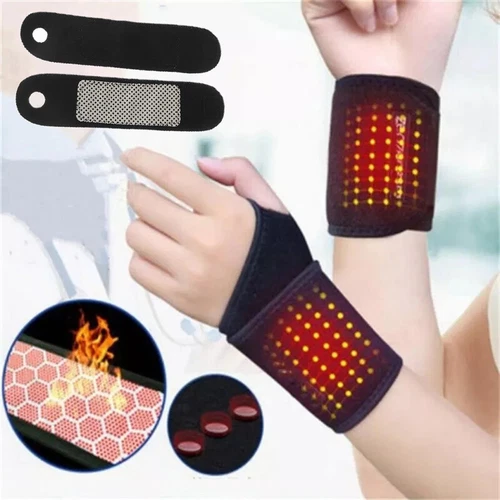 Magnetic Wrist Hand Brace Support Tourmaline Self-Heating Therapy Pain Relief - Picture 3 of 12