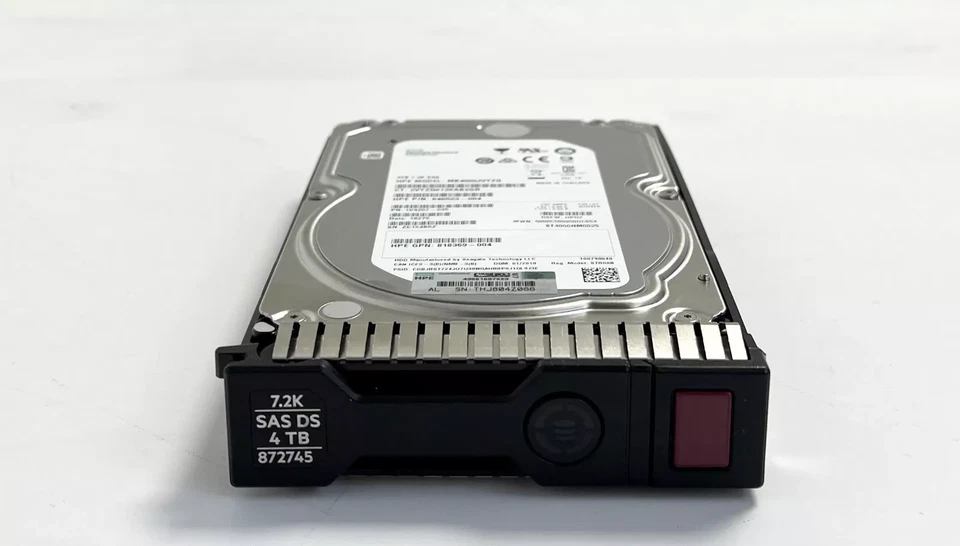 872745-001 HPE 4TB 12G Midline 7.2K LFF 3.5" SC DS SAS Firmware HDD 872487-B21 - Image 2 of 3