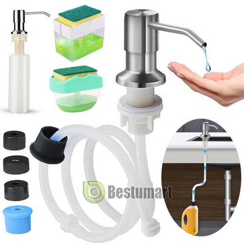 Dispensador de líquido jabón esponja de cocina con tubo de extensión Y Bottilla