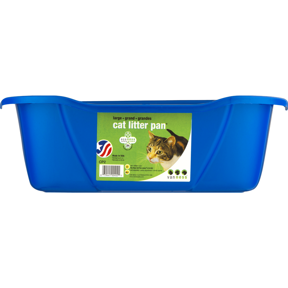 Van Ness Plastics Cat Litter Pan Blue Large eBay