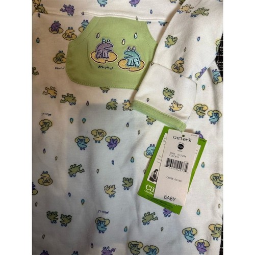 Carter's Baby Sleep Sack Gown Frog Print 0-3 Months Unisex - Picture 5 of 5