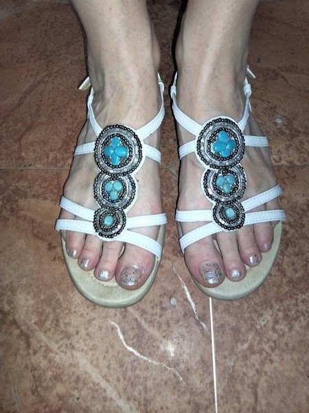 Women Clarks Heels White Leather 4