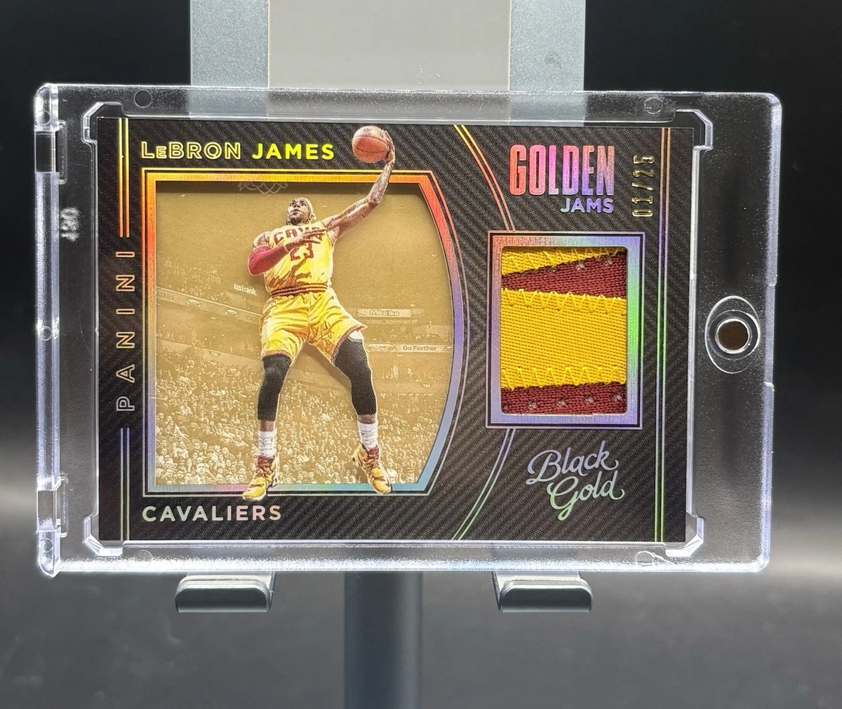 Panini LeBron James Piece of Authentic Basketball Trading Cards