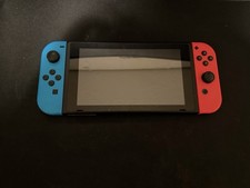 Nintendo Switch 32GB Gray Console with Neon Red and Neon Blue Joy