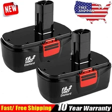 2Pack for Craftsman 19.2 Volt 11375 Battery C3 DieHard 130279005 11376 130279003