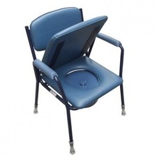 Sedia Comoda Regolabile in Acciaio con Seduta Imbottita