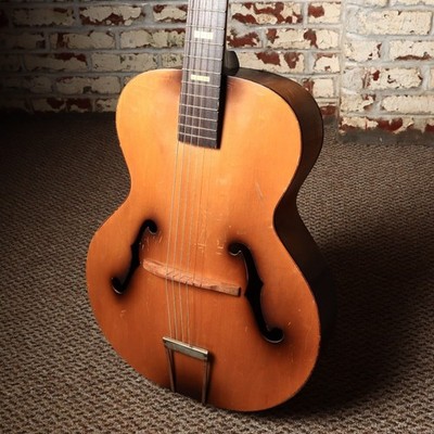 Vintage  S.S. Stewart USA American Archtop Acoustic Guitar