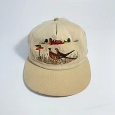 Vintage Dekalb K Products Pheasant & Farm Hat Snapback Baseball Cap Seed USA VGC