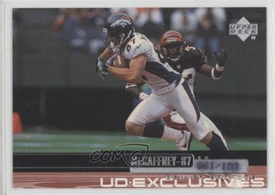 1999 Upper Deck UD Exclusives Level 1 61/100 Ed McCaffrey #68 8w9