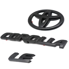 Premium Gloss Blackout Emblem Overlay Kit For2020-2023Corolla Sedan SE(Mat črna)