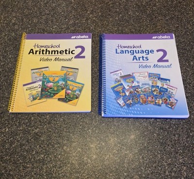 Abeka Video Manuals Grade 2 Language Arts And Arithmetic Homeschool Lesson Plans