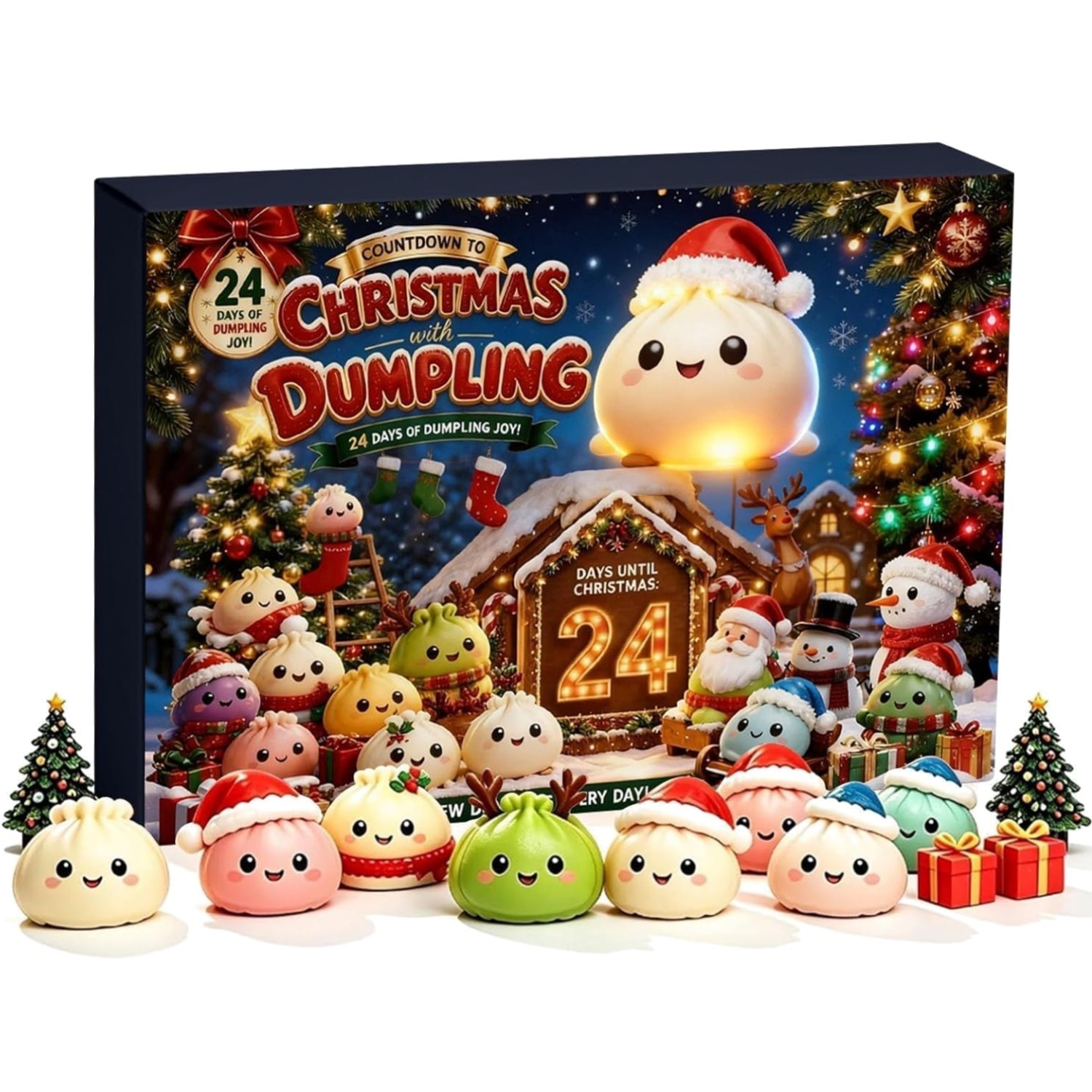 Squishy Adventskalender Weihnachtskalender 24 Tage Stressabbau Geschenk