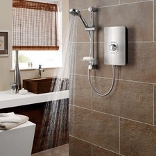Triton Aspirante Electric Showers Black White Steel Sand Gun Metal 8.5kW 9.5kW