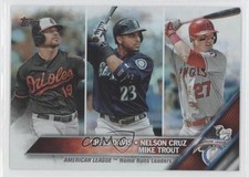 2016 Topps League Leaders Rainbow Foil Chris Davis Mike Trout Nelson Cruz 4a1