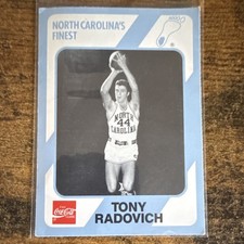 Collegiate Collection 1989-90 Tony Radovich #152 North Carolina Rookie Card