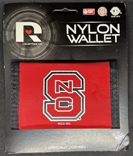 NC State Wolfpack NCAA Licensed Nylon Trifold Wallet Rico Industries