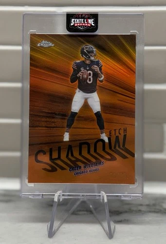 2025 Topps Chrome Football Orange Refractor Caleb Williams #SE-7