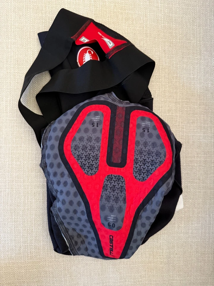 **USADO UNA VEZ** Braguita babera Castelli Sorpasso RoS pequeña Foto 2 de 2