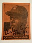 Rare! Signed Original 1958 Orlando Cepeda San Francisco Call-Bulletin Rookie
