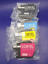 (2) 5pk XL Ink Compatible f/ Brother LC401XL LC401 XL Ink Cartridges MFC-J1010DW
