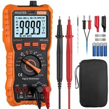Digital Multimeter 6000 Count - TRMS Voltmeter Multimetro Digital Auto Range ...