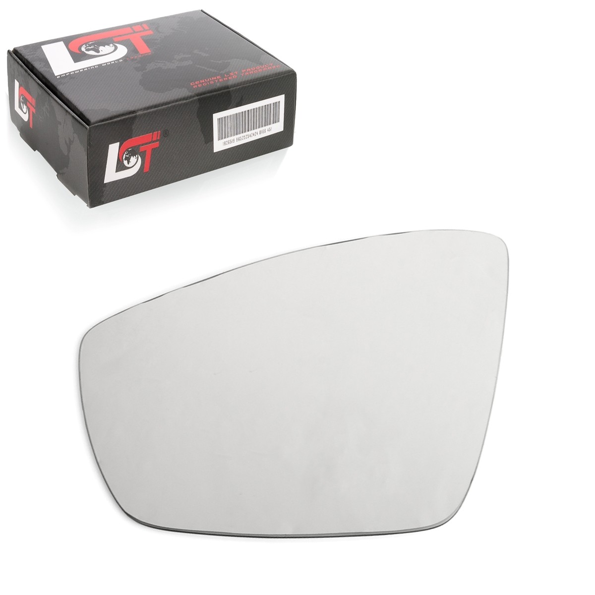 Convex Left Side Mirror Glass for Skoda Citigo from 2017