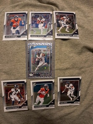 Den BRONCOS Estime RatedRookie BlueStar, Surtain, Humphrey, Sutton & Others