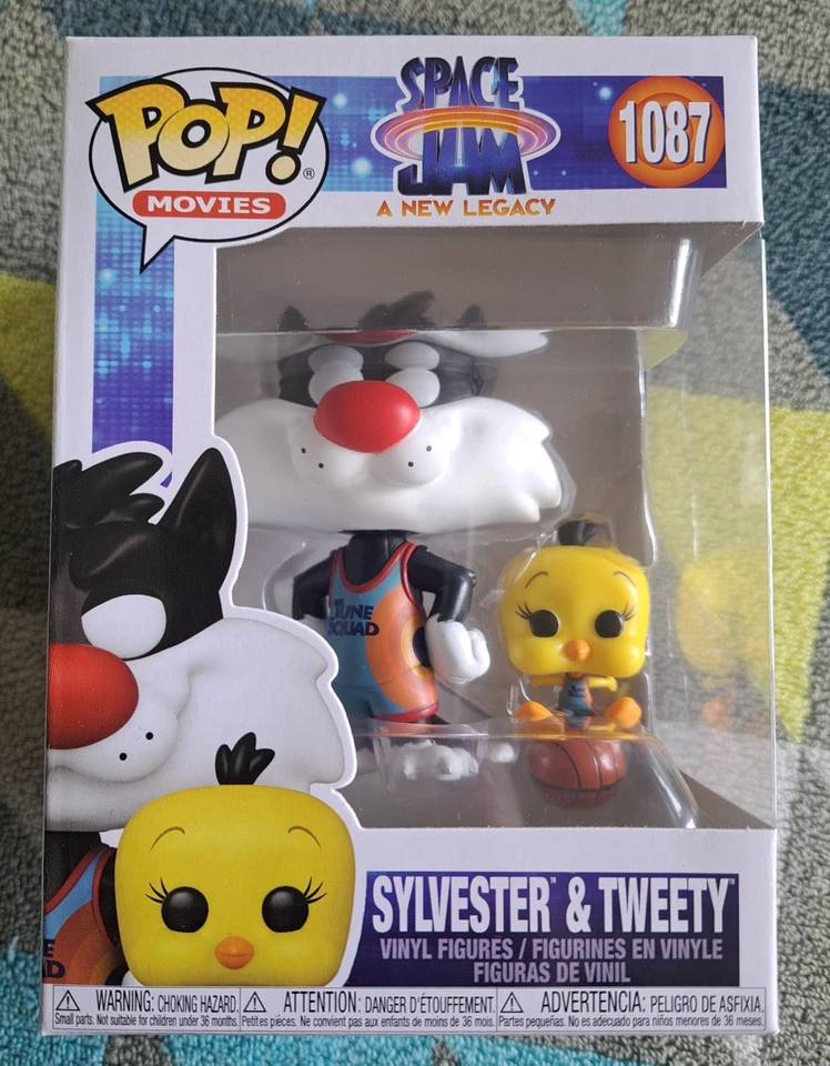 Sylvester & Tweety Pop 1087 - Space Jam Funko Pop! 2021 + защита - Изображение 2 из 4