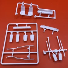 1971 Dodge Demon Seats Dash Exhaust Spoiler Grill Model Parts MPC 1:25 New 9