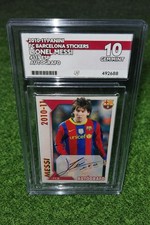Messi Autografo 2010-11 GIOCO PERFETTO COME NUOVO 10 POP1 RARO BARCELLONA 🐐 PERFETTI SOTTOGRADI 🔥