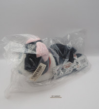 D1606C Boston Terrier Black Dog YELL NEW SEAL Plush 7" Toy Doll Japan