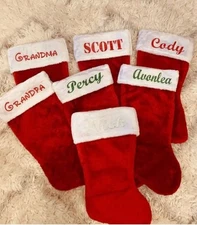 Personalized Christmas Stocking 17.5