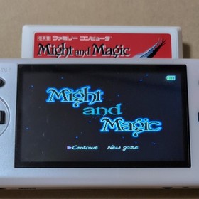 Might & Magic Famicom NES Japan Box Manual Map Tested Retro RPG from Japan