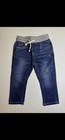 Cat & Jack Straight Jeans 2T Blue Gray Denim Elastic Waist Unisex Baby Toddler — photo 1