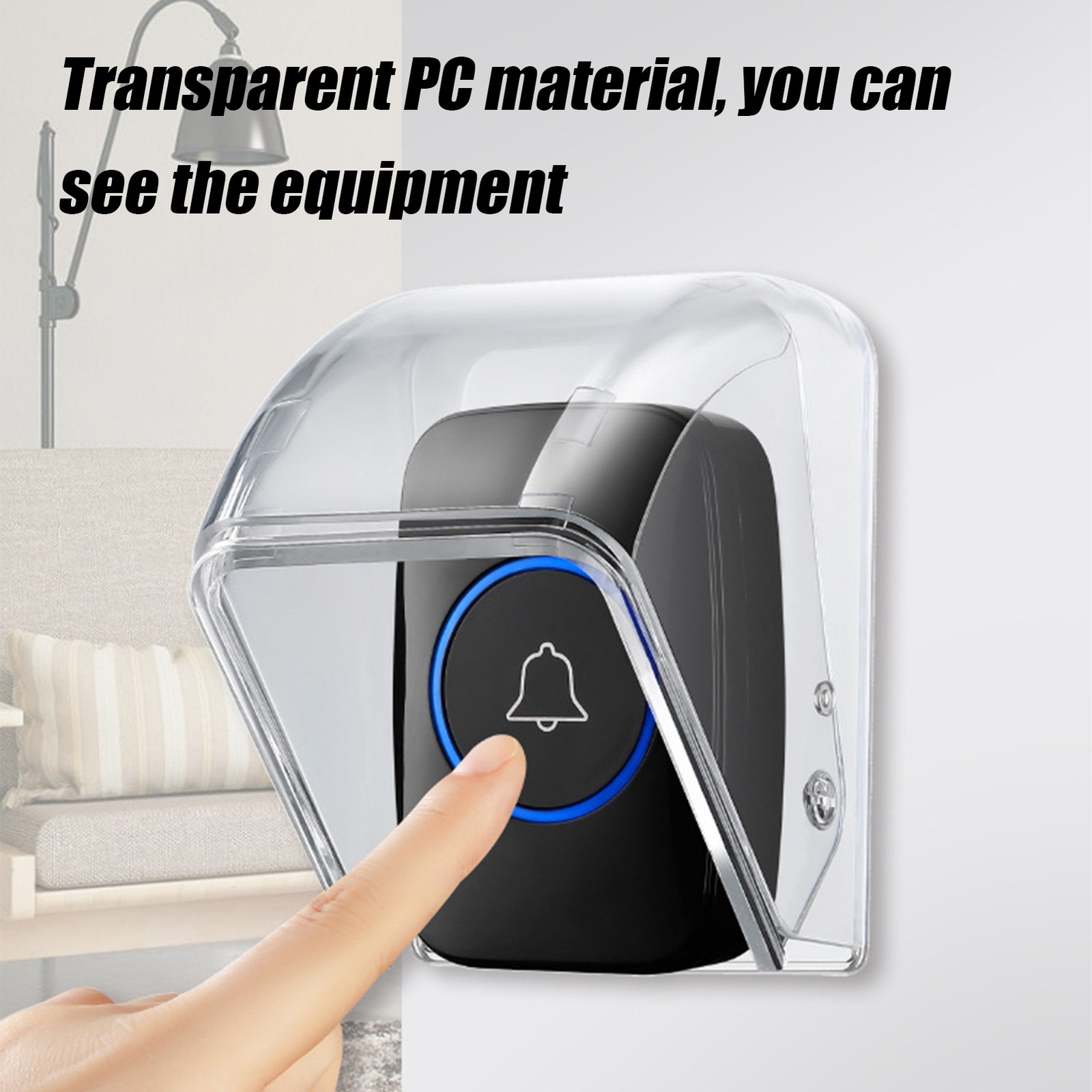 Doorbell Rain Cover Waterproof Doorbell Cover Rainproof Protective