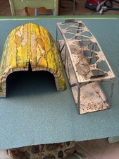 MARX /         O Gauge       Metal Train Bridge &   Tunnel.