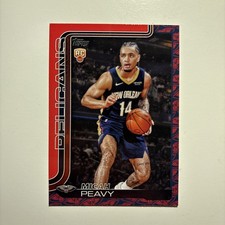 2025-26 TOPPS MICAH PEAVY ROOKIE TEAM COLOR BORDER SSP #241