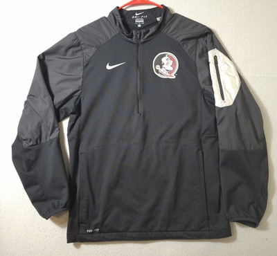 Nike Diamond Quest Full Zip Hybrid Jacket Men's Small FSU Reflective Pocket