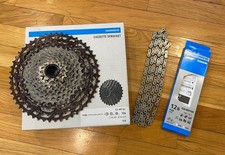 Shimano XTR CASSETTE + CHAIN, 12 Speed, CS-M9101, 10-51, Microspline, CN-M9100