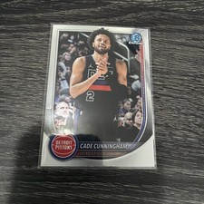 2025-26 Bowman Basketball CHROME BCV-74 Cade Cunningham, Detroit Pistons