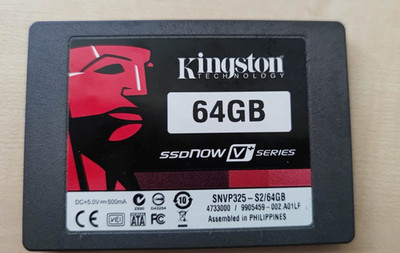 Kingston SNVP325-S2 SSDNow V-Series V+ 64GB interne SSD (2,5 Zoll)
