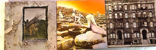 Led Zeppelin Classic Album Trio, Zep4, Houses of the Holy, Physical Graffiti, !