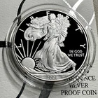 2008-W American Silver Eagle Proof -1oz .999 Fine Silver in US Mint Box W/ COA