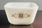 Vintage PYREX Town & Country Cross Stitch 501B Refrigerator Dish NO LID