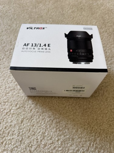 VILTROX 13mm F1.4 Large Aperture for Sony E-mount Used Perfect condition